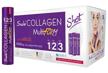 SUDA COLLAGEN MULTIFORM SAMBUCUS TAKVIYE EDICI GIDA 30x40 ml şişe İlaç Görseli