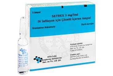 SETREX 3MG/3ML IV INFUZYON ICIN COZELTI ICEREN AMPUL (5 AMPUL) İlaç Görseli
