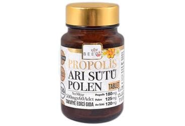 BEEO UP PROPOLIS ARI SUTU POLEN TABLET - YETISKIN 60 tablet İlaç Görseli