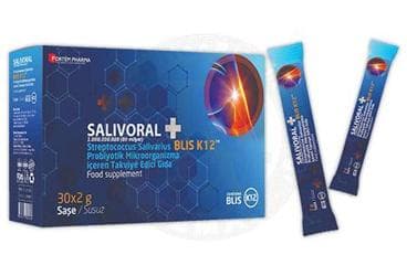 SALIVORAL PROBIYOTIK MIKROORGANIZMA ICEREN TAKVIYE EDICI GIDA SASE 30x2 gr saşe İlaç Görseli