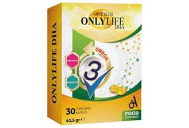 ONLYLIFE DHA TAKVIYE EDICI GIDA KAPSUL 30 kapsül İlaç Görseli