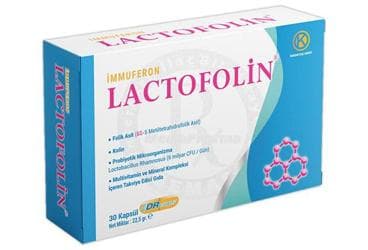 IMMUFERON LACTOFOLIN TAKVIYE EDICI GIDA KAPSUL 30 kapsül İlaç Görseli
