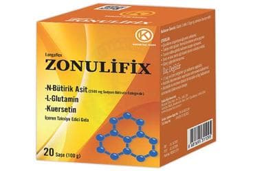ZONULIFIX TAKVIYE EDICI GIDA SASE 20 saşe İlaç Görseli