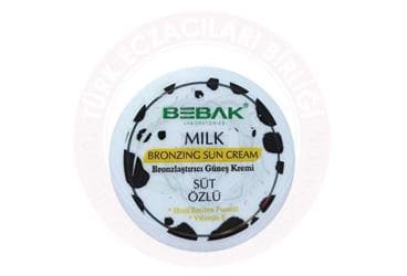 BEBAK SUT OZLU BRONZLASTIRICI GUNES KREMI 100 ml kutu İlaç Görseli