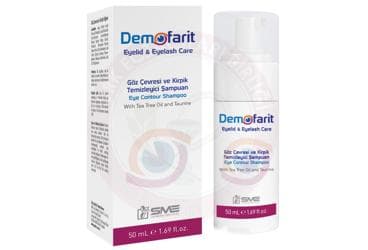 DEMOFARIT GOZ CEVRESI VE KIRPIK TEMIZLEYICI KOPUK SAMPUAN 50 ml şişe İlaç Görseli