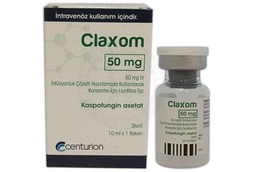 CLAXOM 50 MG IV INFUZYONLUK COZELTI HAZIRLAMADA KULLANILACAK KONSANTRE ICIN LIYOFILIZE TOZ İlaç Görseli