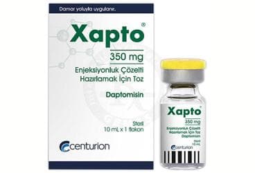 XAPTO 350 MG ENJEKSIYONLUK COZELTI HAZIRLAMAK ICIN TOZ (1 FLAKON) İlaç Görseli