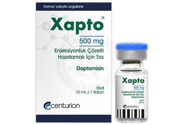XAPTO 500 MG ENJEKSIYONLUK COZELTI HAZIRLAMAK ICIN TOZ (1 FLAKON) İlaç Görseli