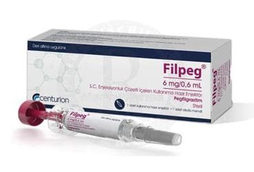 FILPEG 6 MG/0,6 ML S.C. ENJEKSIYONLUK COZELTI ICEREN KULLANIMA HAZIR ENJEKTOR (1 ADET) İlaç Görseli