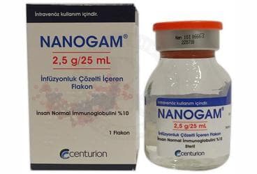 NANOGAM 2,5 G/25 ML IV INFUZYONLUK COZELTI ICEREN FLAKON (1 FLAKON) İlaç Görseli