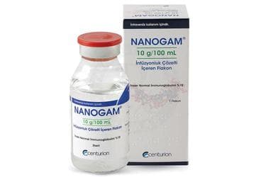 NANOGAM 10 G/100 ML INFUZYONLUK COZELTI ICEREN FLAKON (1 FLAKON) İlaç Görseli