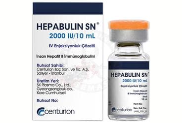 HEPABULIN SN 2.000 IU/10 ML IV ENJEKSIYONLUK COZELTI (1 FLAKON) İlaç Görseli