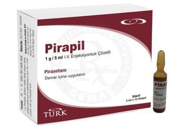 PIRAPIL 1 G/ 5 ML IV ENJEKSIYONLUK COZELTI İlaç Görseli