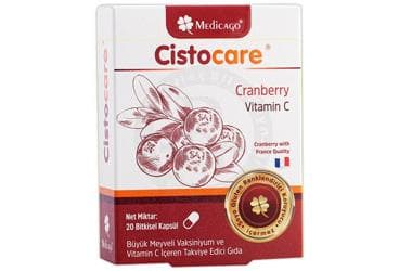 CISTOCARE CRANBERRY VITAMIN C KAPSUL 20 kapsül İlaç Görseli