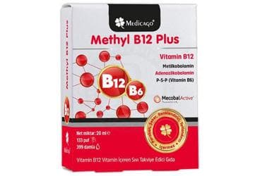 MEDICAGO METHYL B12 PLUS VITAMIN B12 ICEREN TAKVIYE EDICI GIDA 20 ml şişe İlaç Görseli