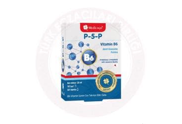 MEDICAGO P-5-P B6 VITAMINI ICEREN SIVI TAKVIYE EDICI GIDA 20 ml şişe İlaç Görseli