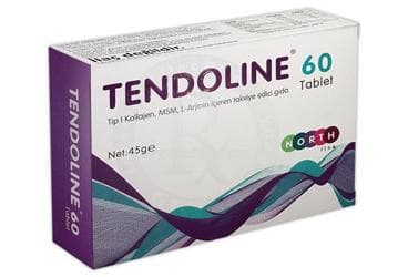 TENDOLINE TABLET TIP I KOLLAJEN, MSM, L-ARJININ ICEREN TAKVIYE EDICI GIDA 60 tablet İlaç Görseli