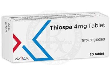 THIOSPA 4 MG TABLET (20 TABLET) İlaç Görseli