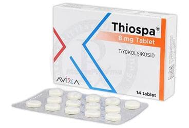 THIOSPA 8 MG 14 TABLET İlaç Görseli