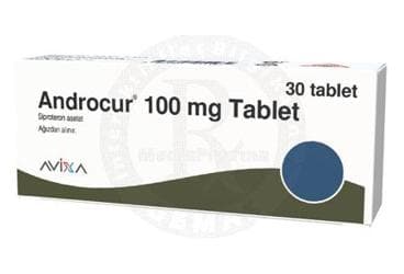 ANDROCUR 100 MG TABLET (30 TABLET) İlaç Görseli