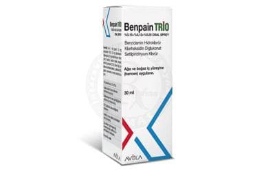 BENPAIN TRIO %0,15 + %0,12 + %0,05 ORAL SPREY (30 ML) İlaç Görseli