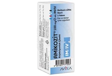AMIKOZIT 100 MG /2ML IM/IV ENJEKSIYONLUK COZELTI İlaç Görseli