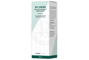 ZET ENEMA 161 MG/ML + 59 MG/ML REKTAL COZELTI (135 ML) İlaç Görseli