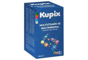 KUPIX MULTIVITAMIN VE MULTIMINERAL ICEREN SIVI TAKVIYE EDICI GIDA 150 ml şişe İlaç Görseli