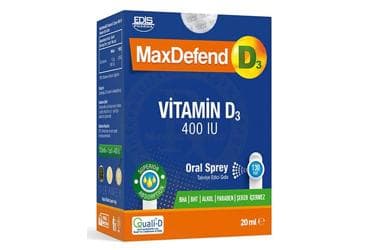 MAXDEFEND D3 VITAMIN D3 ICEREN TAKVIYE EDICI GIDA 400 IU 20 ml şişe İlaç Görseli