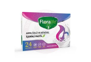 FLORA LIFE ARPA OZLU VE BITKISEL ICERIKLI PASTIL 24 pastil İlaç Görseli