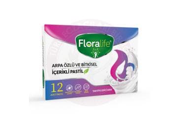 FLORA LIFE ARPA OZLU VE BITKISEL ICERIKLI PASTIL 12 pastil İlaç Görseli