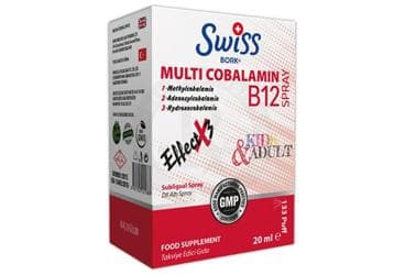 SWISS BORK MULTI COBALAMIN B12 SPRAY 133 puff 20 ml şişe İlaç Görseli
