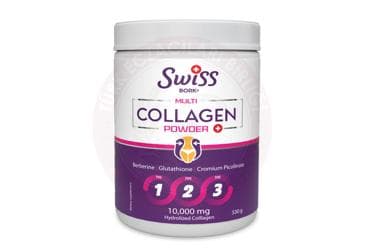 SWISS BORK MULTI COLOGEN POWDER BERBERINE, GLUTHIONE, CROMIUM PICOLINATE ICEREN TAKVIYE EDICI GIDA 330 g toz İlaç Görseli