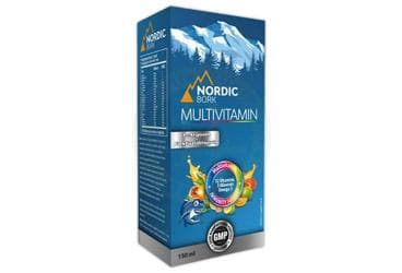 NORDIC BORK MULTIVITAMIN L-ARGININ + FOSFATIDILSERIN ICEREN TAKVIYE EDICI GIDA 150 ml şişe İlaç Görseli