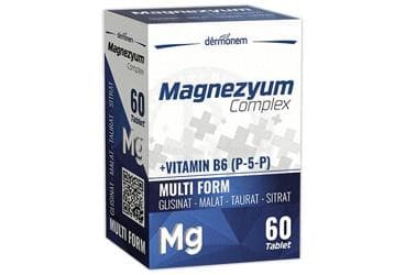 DERMONEM MAGNEZYUM COMPLEX TABLET 60 tablet İlaç Görseli