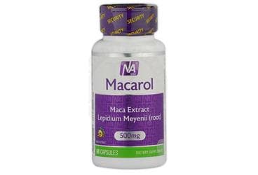 NATROL MACAROL MACA EXTRACT LEPIDIUM MEYENII (ROOT) ICEREN TAKVIYE EDICI GIDA 500 mg 60 kapsül İlaç Görseli