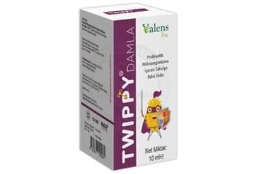 TWIPPY DAMLA PROBIYOTIK MIKROORGANIZMA ICEREN TAKVIYE EDICI GIDA 10 ml şişe İlaç Görseli