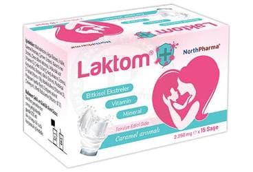 LAKTOM+ TAKVIYE EDICI GIDA SASE 15 saşe İlaç Görseli