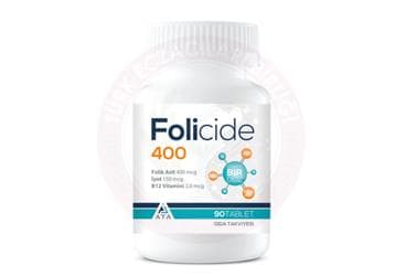 FOLICIDE 400 TABLET 90 tablet İlaç Görseli