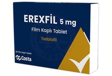EREXFIL 5 MG FILM KAPLI TABLET (28 ADET) İlaç Görseli