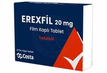 EREXFIL 20 MG FİLM KAPLI TABLET (4 ADET) İlaç Görseli