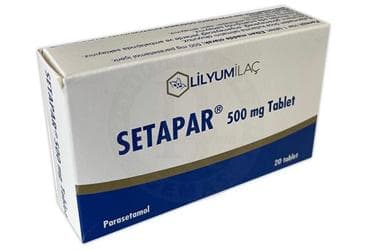 SETAPAR 500 MG TABLET (20 TABLET) İlaç Görseli