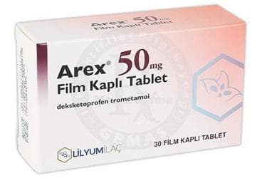 AREX 50 MG FILM KAPLI TABLET (30 TABLET) İlaç Görseli