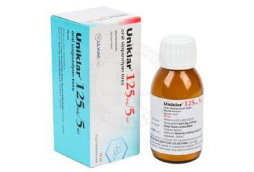 UNIKLAR 125 MG/5 ML ORAL SUSPANSIYON TOZU - 70 ML İlaç Görseli