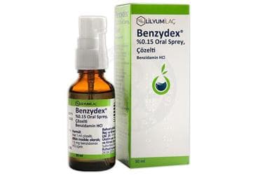 BENZYDEX %0,15 SPREY, COZELTI (1 SISE, 30 ML) İlaç Görseli