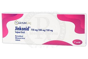 JINKONID 750 MG/ 200 MG / 100 MG 7 VAJINAL OVUL İlaç Görseli