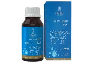 VITANIQ COGNIZONE KIDS SITIKOLIN ICEREN SIVI TAKVIYE EDICI GIDA 150 ml şişe İlaç Görseli