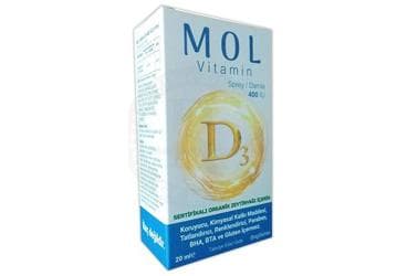 MOL VITAMIN D3 SPREY 400 IU 20 ml şişe İlaç Görseli