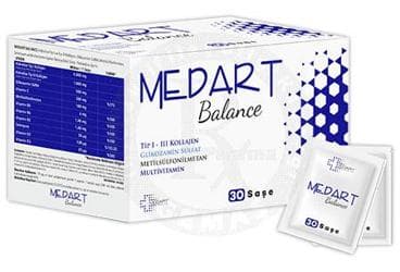 MEDART BALANCE TAKVIYE EDICI GIDA SASE 30 saşe İlaç Görseli