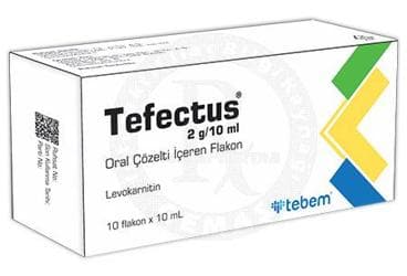 TEFECTUS 2G/10 ML ORAL COZELTI (10 FLAKON) İlaç Görseli